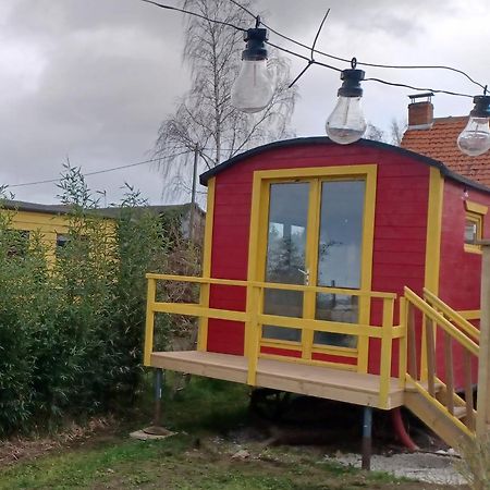Roulotte Et Sauna De Tonton Bouvy Au Domaine Du Reuze Winnezeele Esterno foto